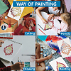 MAYJOYDIY US 1Pc PET Hollow Out Drawing Painting Stencils DIY-MA0005-20B-03-6