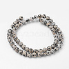 Natural Dalmatian Jasper Bead Strands G-G735-68-6mm-2