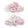 Quicksand Sequin Plastic Cabochons X-OHAR-CJC0002-04A-2