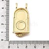 Brass Micro Pave Cubic Zirconia Pendants KK-Z125-23D-G-3
