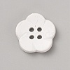 Spray Painted Plastic Buttons FIND-WH0152-394B-10-1