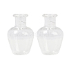 Transparent Glass Beads Containers GLAA-G123-07-1
