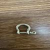 Brass D-Ring Anchor Shackle Clasps LS-KK-WH0020-02-1-1