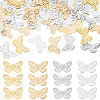 100Pcs 4 Colors Iron Pendants IFIN-TA0001-70-1