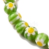 Handmade Millefiori Lampwork Beads Strands LAMP-G164-05M-3