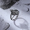 304 Stainless Steel Finger Rings FS-WGD5814-06-1