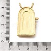 Brass Micro Pave Cubic Zirconia Pendants KK-Z125-23C-G-3