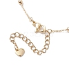 Brass Cable Chain Anklets AJEW-AN00601-01-4