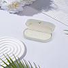 1Pc Rectangle Velvet Couple Rings Boxes CON-LP0001-87C-1
