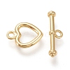 Brass Toggle Clasps X-KK-F820-11G-2