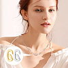 8Pcs 2 Colors Rack Plating Brass Spring Gate Rings KK-OC0001-74-5