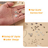 Crafans DIY Initial Link Bracelet Making Kit DIY-CF0001-22-11