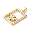 Golden Plated 304 Stainless Steel Pendants STAS-L272-005G-03-2
