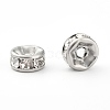 316 Surgical Stainless Steel Rhinestone Spacer Beads STAS-L285-001P-02-2