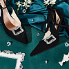 Alloy Crystal Rhinestone Shoe Buckle Clips FIND-WH0021-88P-5