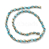 Electroplate Glass Beads Strands EGLA-K015-12A-2
