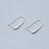 925 Sterling Silver Stud Earring Findings STER-I017-089S-1