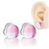 Glass Ear Gauges Flesh Tunnels Plugs EJEW-P293-01-1