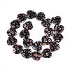 Handmade Millefiori Glass Beads Strands LAMP-T021-29-2