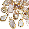 Natural White Shell Pendants SHEL-S278-074-1