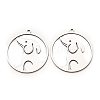 201 Stainless Steel Pendants SA-CBA49C1-07P-1