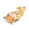 Thanksgiving Day Alloy Enamel Pendants X-ENAM-D060-02I-KCG-3