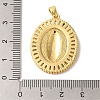 Rack Plating Brass Micro Pave Cubic Zirconia Pendants KK-L220-028G-3