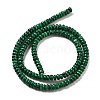 Synthetic Malachite Beads Strands G-K343-C15-01-3