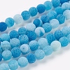 Natural Crackle Agate Beads Strands LS-G-G055-8mm-2-1
