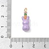 Spray Painted Brass Pendants KK-CBAE20A-01D-G-3
