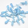 Electroplate Gemstone Natural Quartz Crystal Beads Strands G-L135-02-3