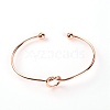 Iron Cuff Bangles BJEW-WH0011-09-1
