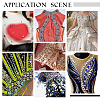 24Pcs 12 Colors Teardrop Sew on Rhinestone DIY-GA0005-17-6