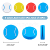 SUPERFINDINGS 16Pcs 4 Colors Silicone Tennis Racquet Dampener AJEW-FH0004-59-2