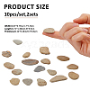 10Pcs Natural Ice Obsidian Display Decorations G-WH0030-53-2