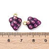 304 Stainless Steel Enamel Pendants STAS-B085-40G-02-3