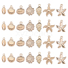 SUNNYCLUE 28Pcs 7 Styles Ocean Series Alloy Pendants FIND-SC0006-23-1