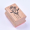 Wooden Stamps AJEW-WH0085-A01-1