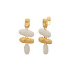 Alloy Enamel Clip-on Earrings FS-WGCBA5F-02-2