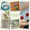 50G 10 Colors Transparent Glass Bugle Beads SEED-ME0001-20-5