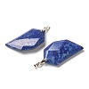 Natural Lapis Lazuli Pendants G-P445-D04-2