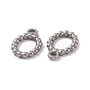 304 Stainless Steel Charms STAS-C059-08P-2