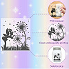 PVC Lamp Film for DIY Colorful Light Hanging Lamp Frosted Glass Jar DIY-WH0408-012-3