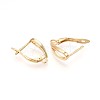 Brass Hoop Earring Finding KK-N261-35G-2