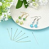 60Pcs 2Colors 304 Stainless Steel Ball Head for Craft Jewelry Making STAS-YW0011-27-5