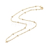 Brass Satellite Chains Necklace for Women NJEW-P265-35G-2