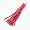 Imitation Leather Tassel Big Pendants Decorations X-AJEW-WH0050-A08-1