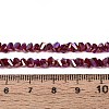 Electroplate Transparent Glass Beads Strands GLAA-N021-4mm-26-2