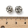 7mm Brass Rhinestone Beads X1-KK-S519-01B-P-3