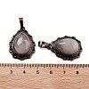 Natural Rose QuartzTeardrop Pendants G-K363-01R-17-3